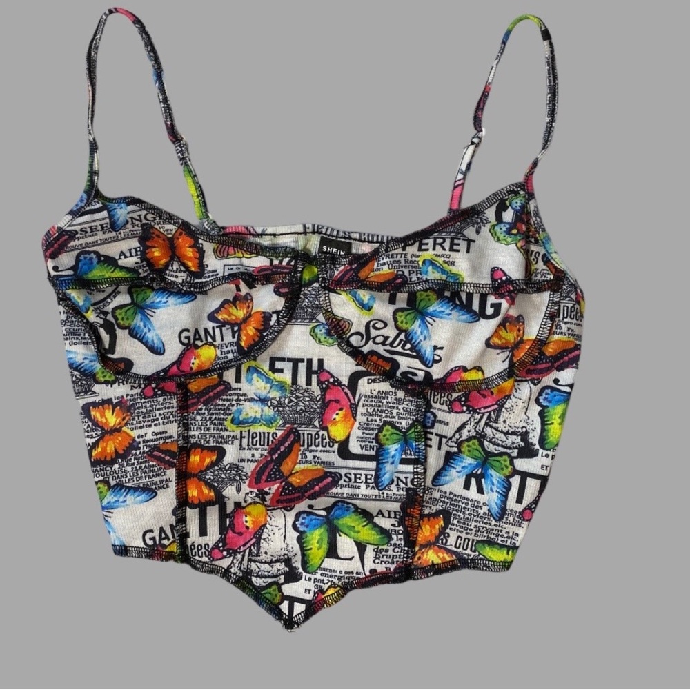 Butterfly top from Shein Size S US-2